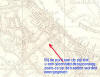 Klik op afbeelding om te zien hoe een steenfabrieksspoorweg op de kaarten wordt weergegeven